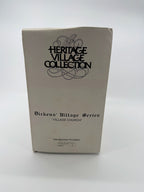 Department 56 Dickens' Village Church – original box end with Heritage Village Collection print and item number 6516-1